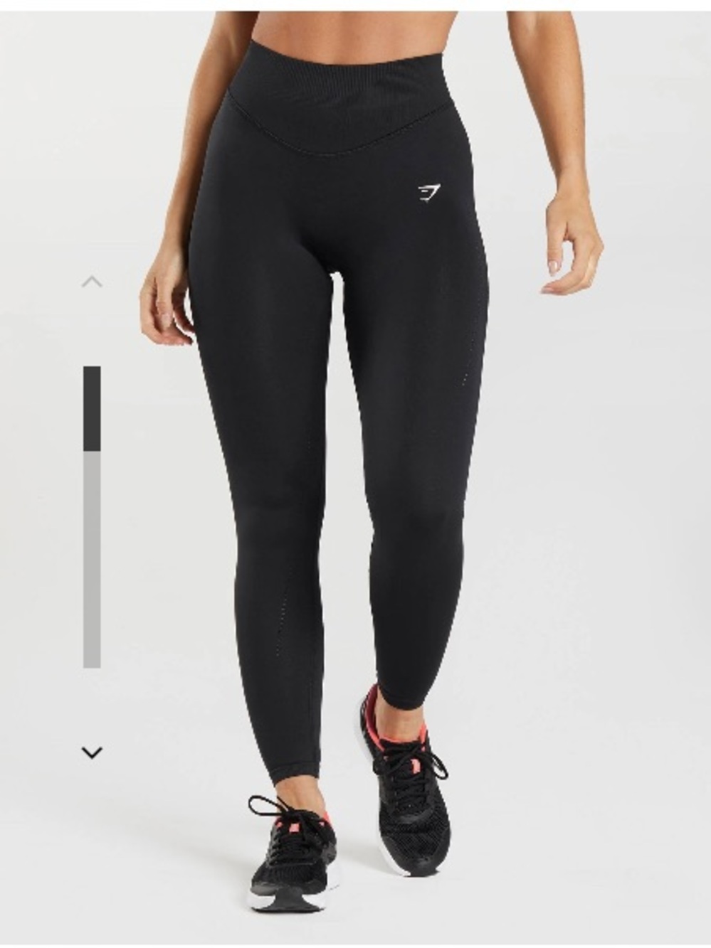 Gymshark High-Waisted Black Seamless Leggings - Medium